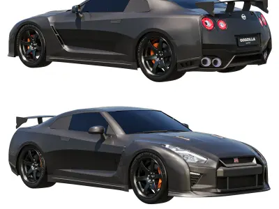 Nissan GTR R35 Godzilla 3D model