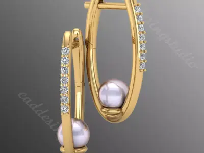 Earrings od63 3D print model