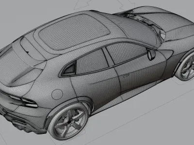 Ferrari Purosangue 2023 3D model