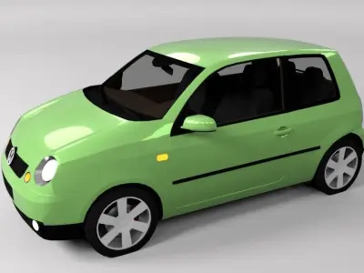 VW VOLKSWAGEN LUPO LOWPOLY Low-poly 3D model