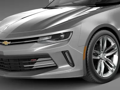 Chevrolet Camaro RS convertible CG 2016 3D model