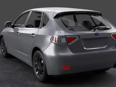 Car Subaru Impreza  3D model