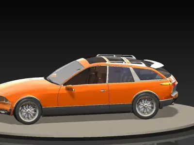 Sporty Crossover 3D model