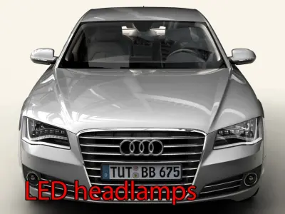 Audi A8 2011 3D model