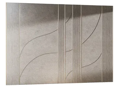 decorative wall 06 3D model