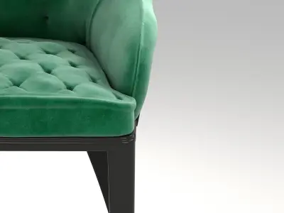 Charla Dining Chair - Luxxu style 3D model