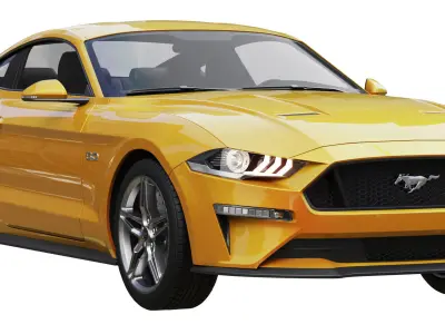 Mustang GT 2020 3D model