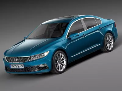 Generic Luxury Sedan 2016 3D model