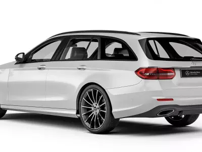 Mercedes-Benz E-Class Estate AMG Line 2022 3D model