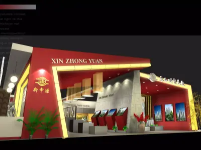 Exhibition - Area - 17X16-3DMAX2009-01 3D model