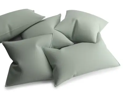 Oriental pillows 3D model
