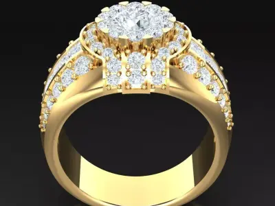 Luxury Men Rings Designs 6MR034 3D print model