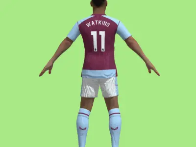 T-Pose Ollie Watkins Aston Villa 23-24 3D model