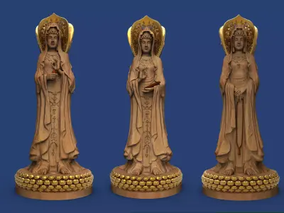 Statue Guanyin of Nanshan 3D print model