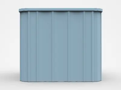 Industrial Plastic Container 3D model
