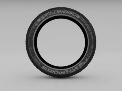 High Quality Realistic Tires Low-poly 3D model