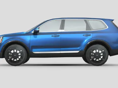 Kia Telluride 2023 Low-poly 3D model