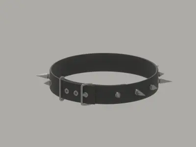 Spiked Collar 3D model