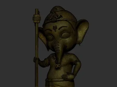 Ganesh ji 3d model 3D print model
