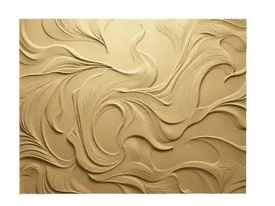 modern panel wall decor set relief mural CNC 156 3D model
