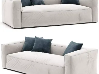 Grand 2 Sitssoffa Sandshell Sofa 3D model
