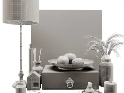 decorative set04 3D model