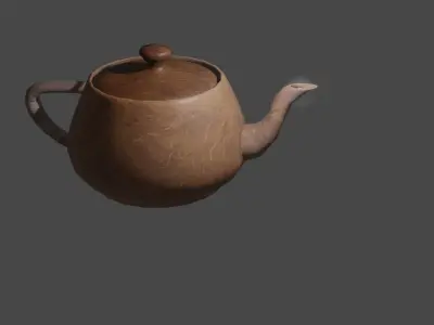 teapot Low-poly 3D model