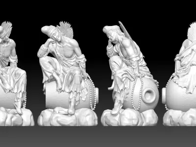 Jigong  3D print model