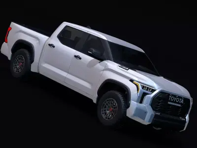 2022 Toyota Tundra Low-poly 3D model