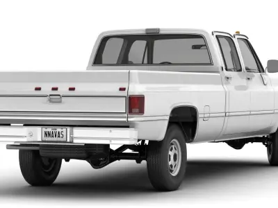 GENERIC 4WD PICKUP TRUCK 5 3D model
