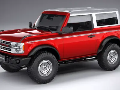 Bronco Heritage Edition 2-door 2023 3D model