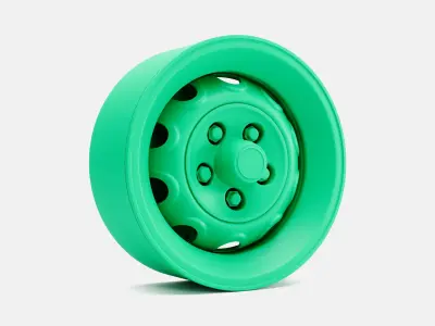 15x6 15x7 15x8 15x10 Mopar Rallye Wheel and Brake 3D print model