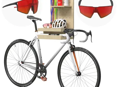 Bicycle storage system 2 3D model