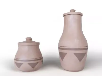 Pot Jars 3D model