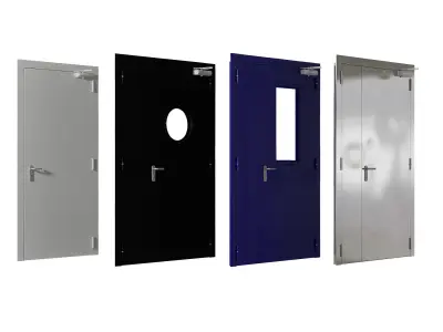 Fire doors 3D model