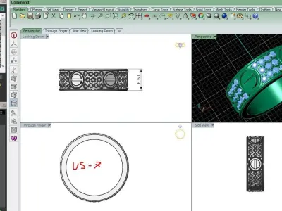 Ring  car size 7 3D print model