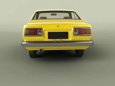 Toyota Corolla coupe KE35 3D model