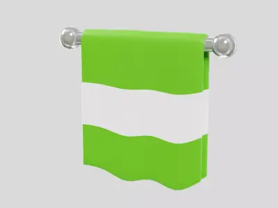 Sports Towel Tennis 3D model