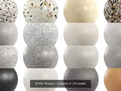 25 Pbr Terrazzo - Collection 2 Texture