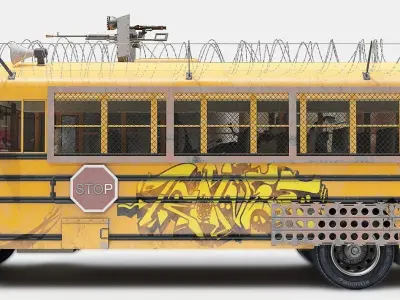 School Bus 3D model