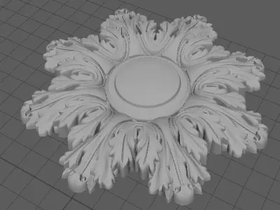 rosette snowflake 3D model