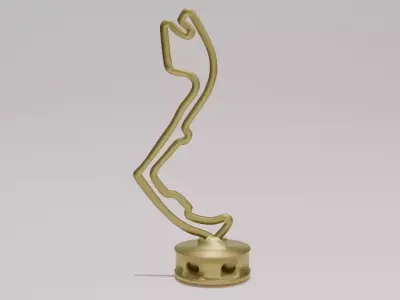 F1 Monaco Grand Prix Trophy 3D print model