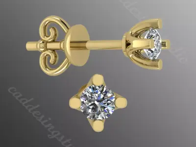 Lk5 Earrings 3D print model  3D print model