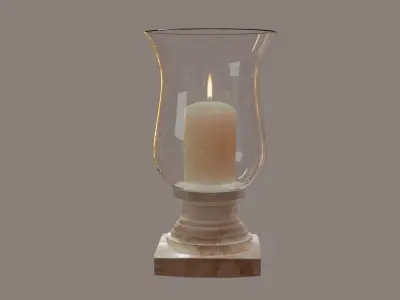 Candle holder for decoration 3D model