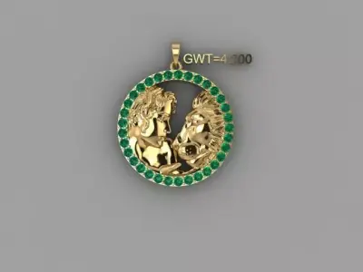 FASION PENDANT  3D model purchase