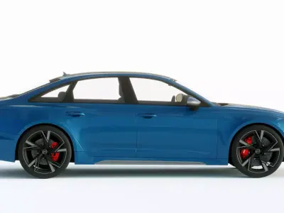 Audi RS6 Sedan 2020 3D model