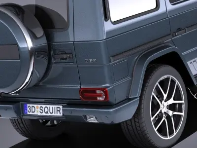 Mercedes-Benz G63 AMG 2017 VRAY 3D model