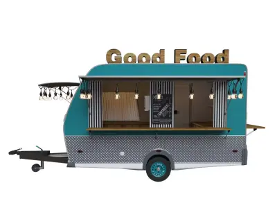 Food truck - Good Food 3D model