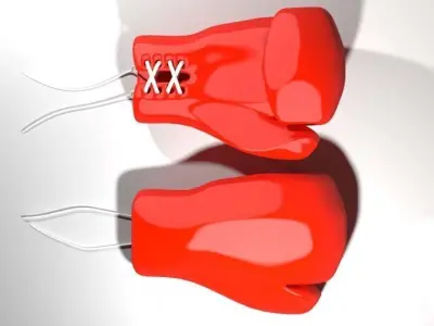 Sport Gloves - Boxing 3D model