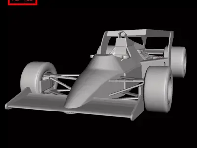 Formula 1 - Tyrrell 012 Boomerang F1 1985 3D print model